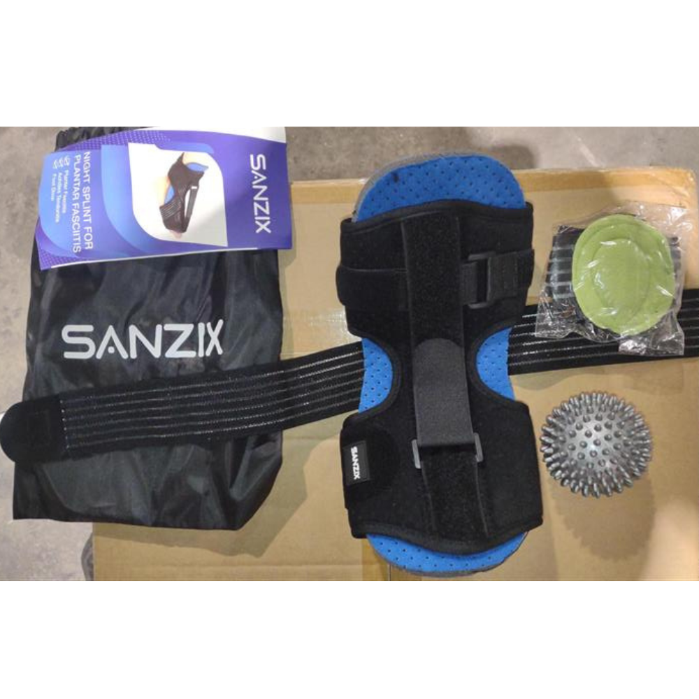 Adjustable Night Splint for Plantar Fasciitis Relief – Foot Brace for Achilles Tendonitis, Heel Pain & Ankle Support – Comfortable Sleeping Stretch Boot for Men & Women