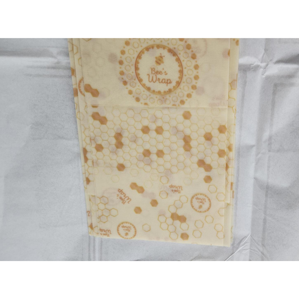 Reusable Beeswax Food Wraps Set – Eco Friendly Alternative to Plastic Wrap for Kitchen Food Storage – Washable Beeswax Wrap Pack for Sandwiches, Fruit & Bowls